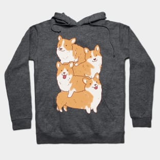 corgi stack Hoodie